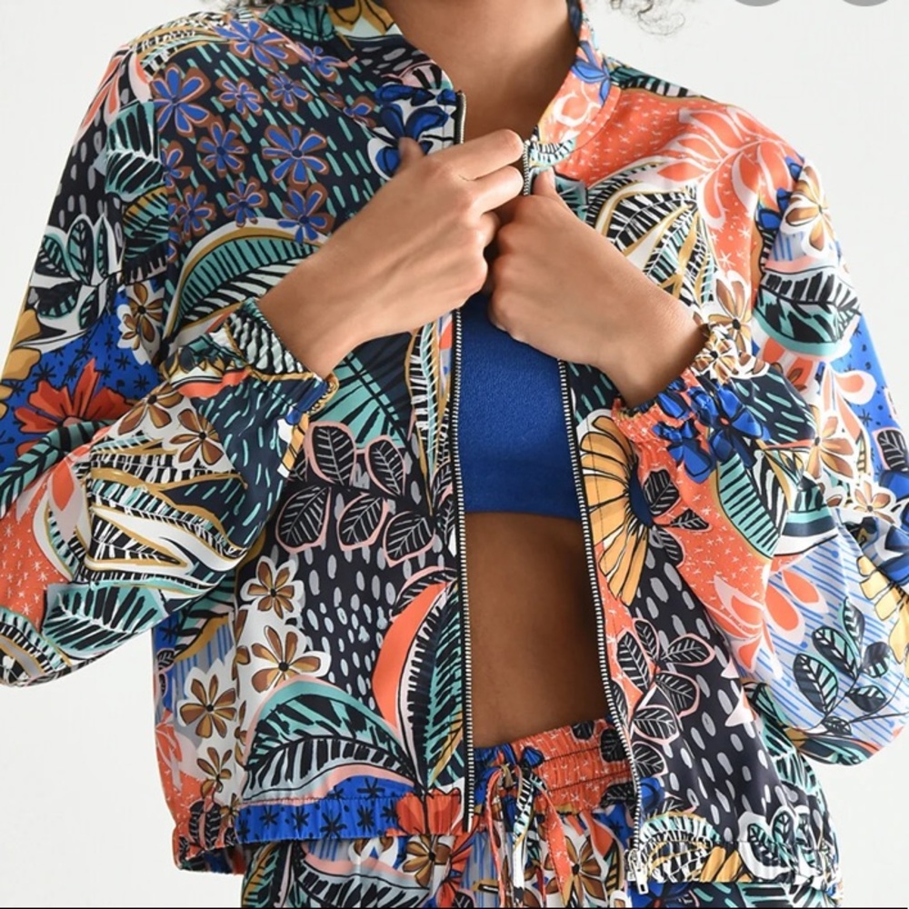 Lili Sidonio Printed Bomber Jacket